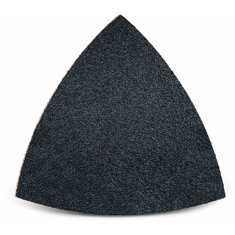 Black Feuilles abrasives auto-agrippantes, 82 mm, p. Ponceuses delta, Carbure de silicium (Lot de 25) G24 - Menzer