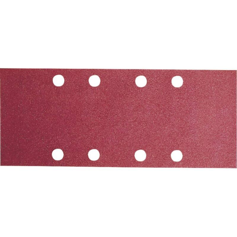 Feuille abrasive 93x185 mm G60 WP 8 trous velcro 10 pièces