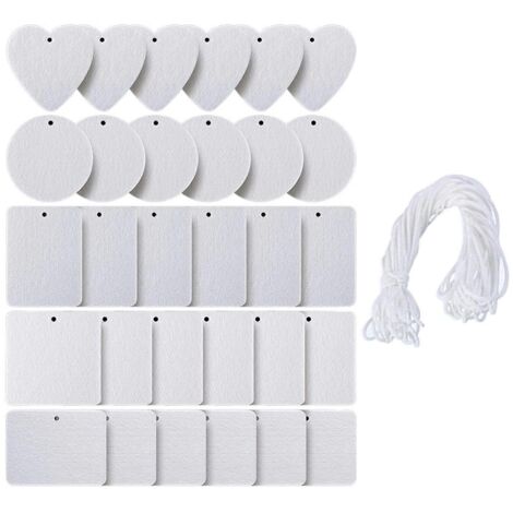 Feuilles de feutre vierges pour désodorisants par sublimation, parfumées à l'air.
