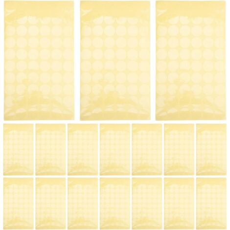 Feuilles Stickers Transparent Ronds Autocollants PVC