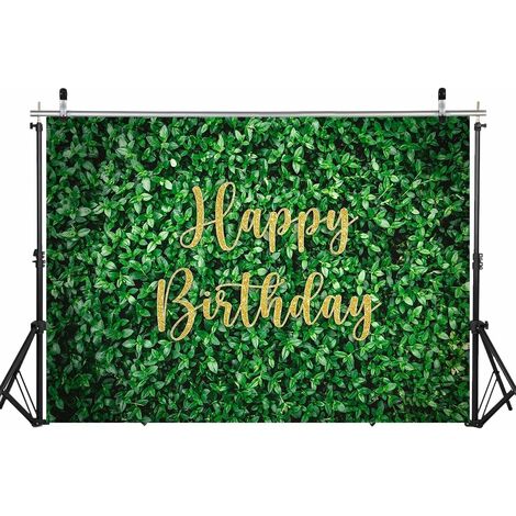Feuilles Vertes Photographie Toile de Fond Jungle Toile de Fond Couleur Claire Pliable Facile à Transporter pour Fête D'anniversaire Activité En Plein Air Studio Props LO-Ron