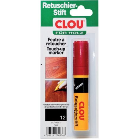 Feutre a retoucher pour bois Nr. 12 noir (Par 4)