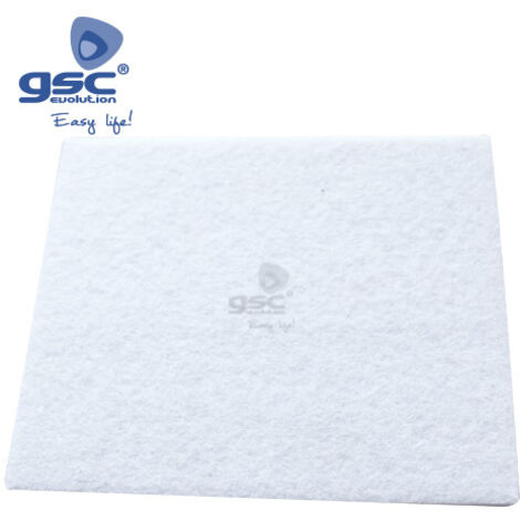 Feutre adhésif 100x85 mm blanc GSC 003802769