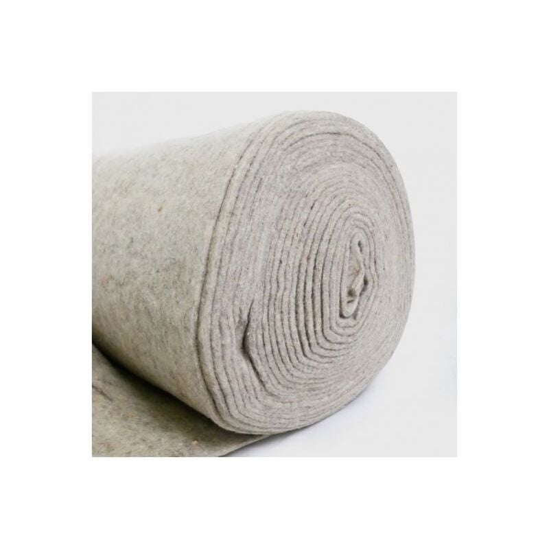 Feutre de laine de mouton en rouleau Fibra Natur, ép. 5mm - 15m x 1m