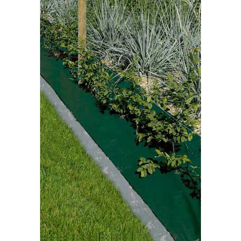 Feutre de paillage 'Antiherbas Geotex' vert/noir - 1,60 x 10 m - Nortene