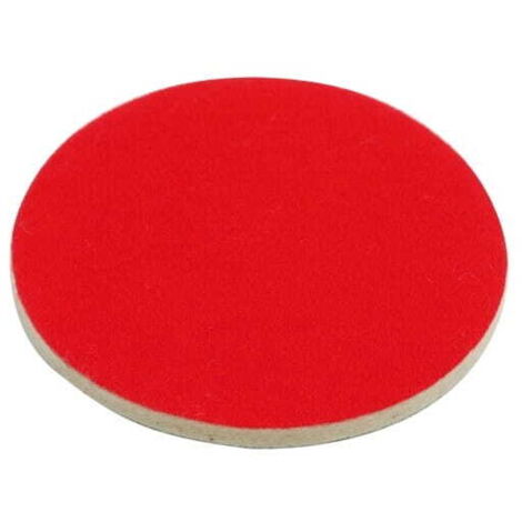 FEUTRE DE POLISSAGE VOREL AVEC VELCRO 125 mm 08522