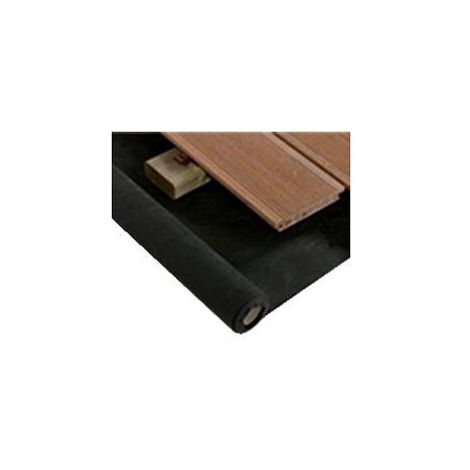 Feutre géotextile 100 gr/m² – Largeur 2 m, longueur 10 m – Perméable à l'eau, contrôle des mauvaises herbes – Pour tous types de sol – Nivo
