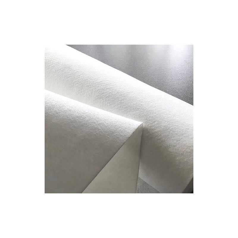 Feutre géotextile 170 g/m², Long 25 m, Larg 4 m