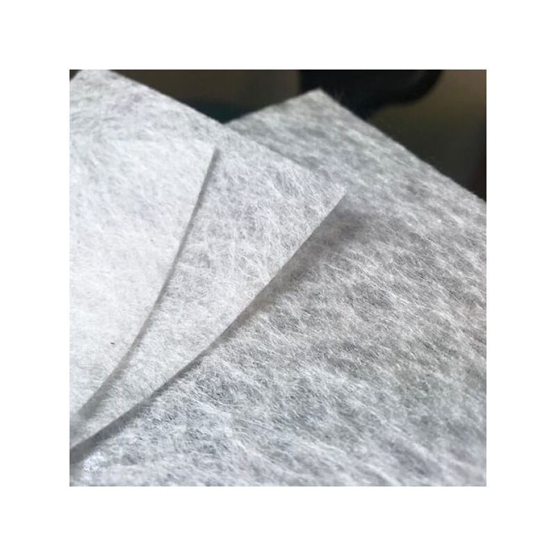 Feutre géotextile 90 g/m², Long 50 m, Larg 2 m