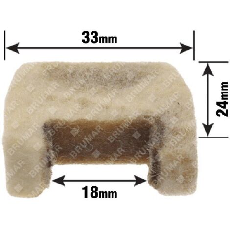Feutre pour taille-haie COMPATIBLE KAAZ - 028617