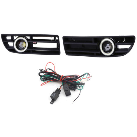 Feux antibrouillard à LED, grille de pare-chocs avant, feux de jour (DRL), pièce de rechange pour VW Jetta Bora Mk4 99-04