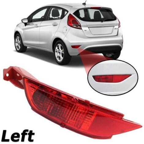 Feux antibrouillard arrière gauche rouge-Phare-brouillard-Projecteur antibrouillard pour Ford Fiesta Mk7 WT 2008-2014 C-MAX2010-2015