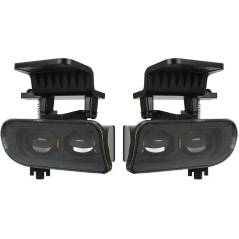 Feux antibrouillard LED avec ampoules, lentille PC, étanche IP67, DC 10-24V, remplacement pour Chevy Silverado 1500 1999-2002