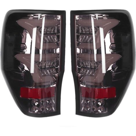 Feux arrière à LED complets avec clignotants, étanches IP67, pour Ford Ranger T6 2012-2015, finition fumée