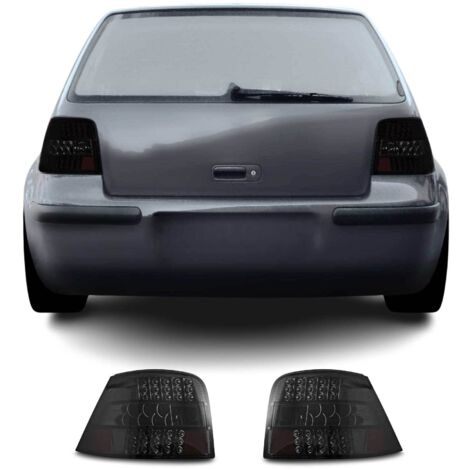 Feux arrière à LED pour Volkswagen Golf 4 1997-2003 smoke foncé 2 pieces