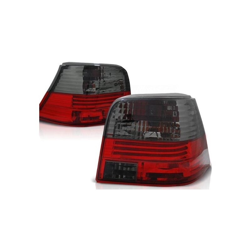 Viking Choice - Feux arriere vw golf 4 09 97-09 03 rouge fumee - Rouge