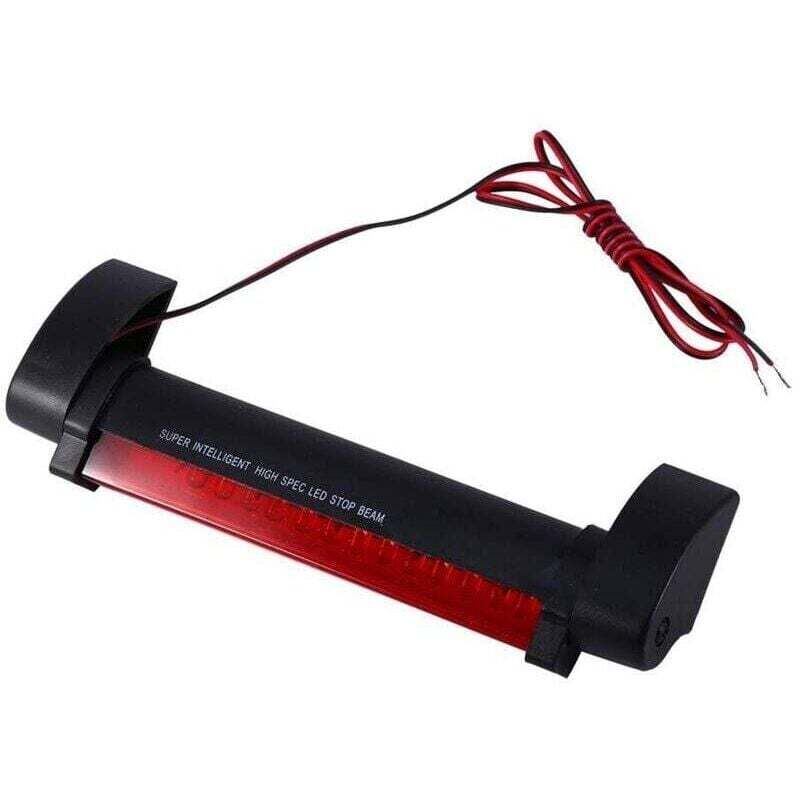 Feux Arrières Assemblées Universelles Rouge 14 LED 3ème Frein De Voiture Feu Arrière Feu Haute Montage Feu Stop 12V 3eme feu stop adhesif+feu stop
