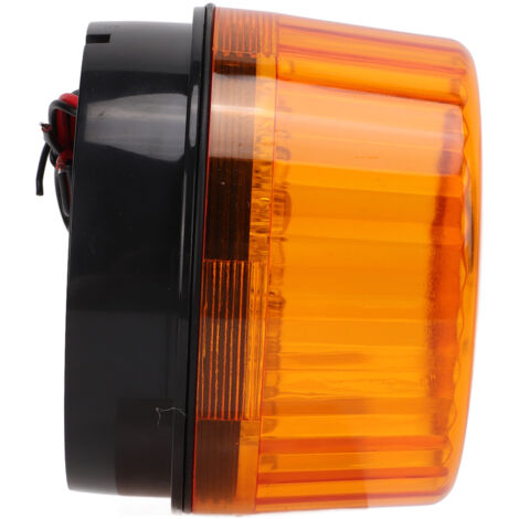 Feux clignotants LED jaunes 12V pour zones industrielles, chantiers et sécurité routière