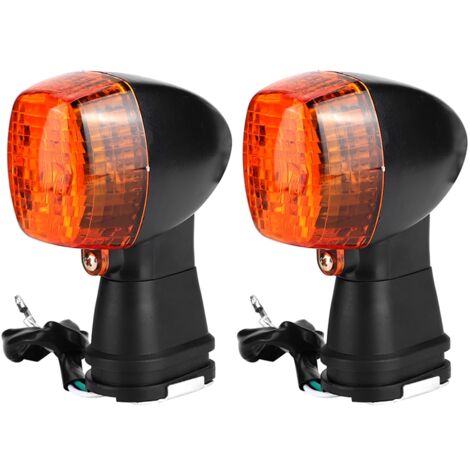 Feux clignotants LED pour KAWASAKI ZXR 250R 400R 750R - Noir et Jaune