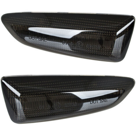 Feux de Clignotant LED Latéraux Dynamiques, Tons Fumés pour Opel Astra J 2009- (Lot de 2)