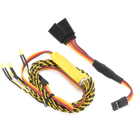 Feux de clignotant LED pour voiture RC avec 4 LED et câble en Y
