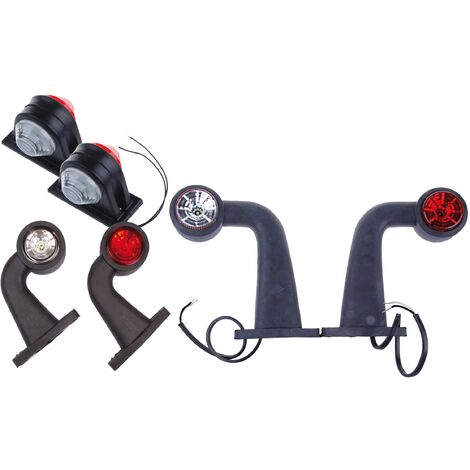 Feux de gabarit à LED avec bras long, lot de 2