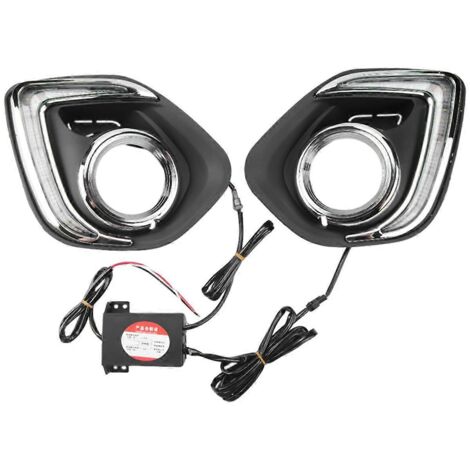 Feux de jour à LED (DRL) pour Audi ASX 2013-2015, noirs