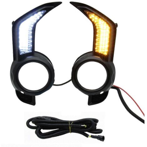 Feux de jour DRL antibrouillard pour Toyota 4Runner 2014-2023 - Noir