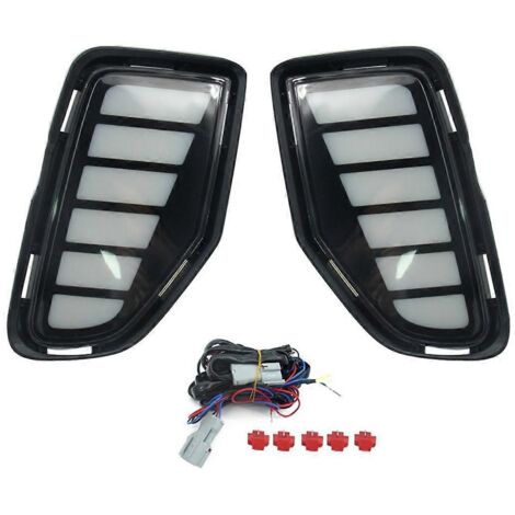 Feux de jour (DRL) pour voiture 2024, noirs