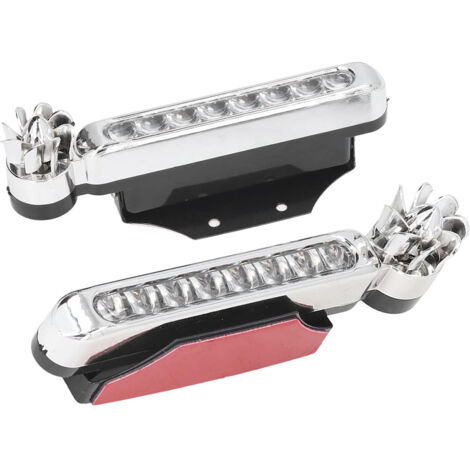 Feux de jour étanches à 8 LED alimentés par le vent pour voitures, camions, SUV, etc.