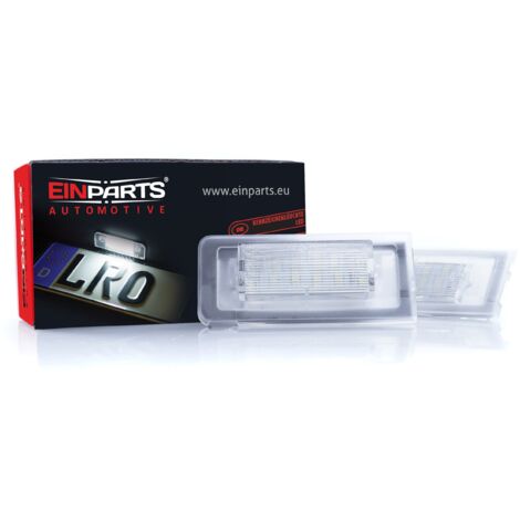 Feux de plaque d'immatriculation à LED 6000 K blanc froid 12 V CANBUS pour Audi TT 8N 1998-2006