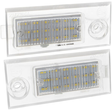 Feux de plaque d'immatriculation à LED pour Audi A6 C5 Berline 97-04, lot de 2 pièces