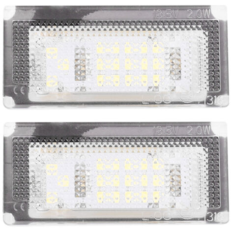Feux de plaque d'immatriculation LED 12V 18 SMD pour Mini Cooper S R53 (2001-2006)