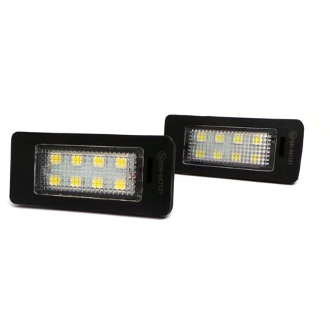 Feux de plaque d'immatriculation LED Audi 2x350lm, lot de 2