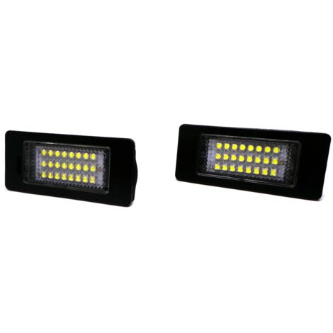 Feux de plaque d'immatriculation LED Audi 2x650lm, lot de 2