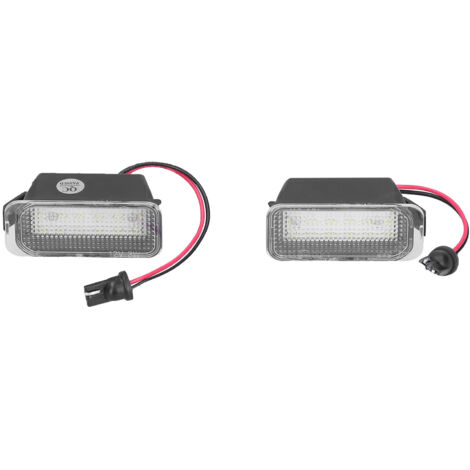 Feux de Plaque d'Immatriculation LED pour Ford Focus MK2 DA3 5D 2006‑2010 - 12V, 3W, Installation Facile