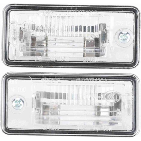 Feux de Plaque d'Immatriculation pour Audi A3 A4 A5 A6 A8 Q7 RS4 - Compatible 8E0807430A 8E0807430B