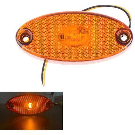Feux de position latéraux à LED 3LED 12V/24V pour remorques et caravanes