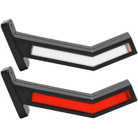 feux de position latéraux à LED pour remorque, compatibles avec camions et fourgonnettes (12-24 V).
