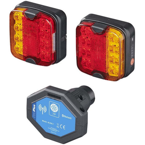 Feux de remorque led avec aimants sans fil bluetooth 7 poles