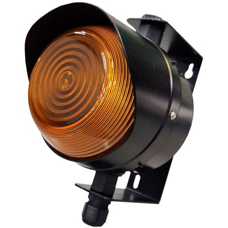 Feux de signalisation à LED à LED Feu Clignotant, Statique, Ambre, 85  280 V dc ( Prix pour 1 )