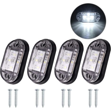 Feux latéraux à LED 4x4, feux de position avant et arrière, étanches L
