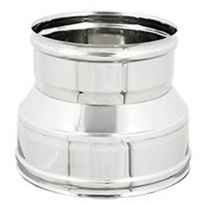 DK - Ff à manchon réduit pour conduits de fumée en acier inoxydable