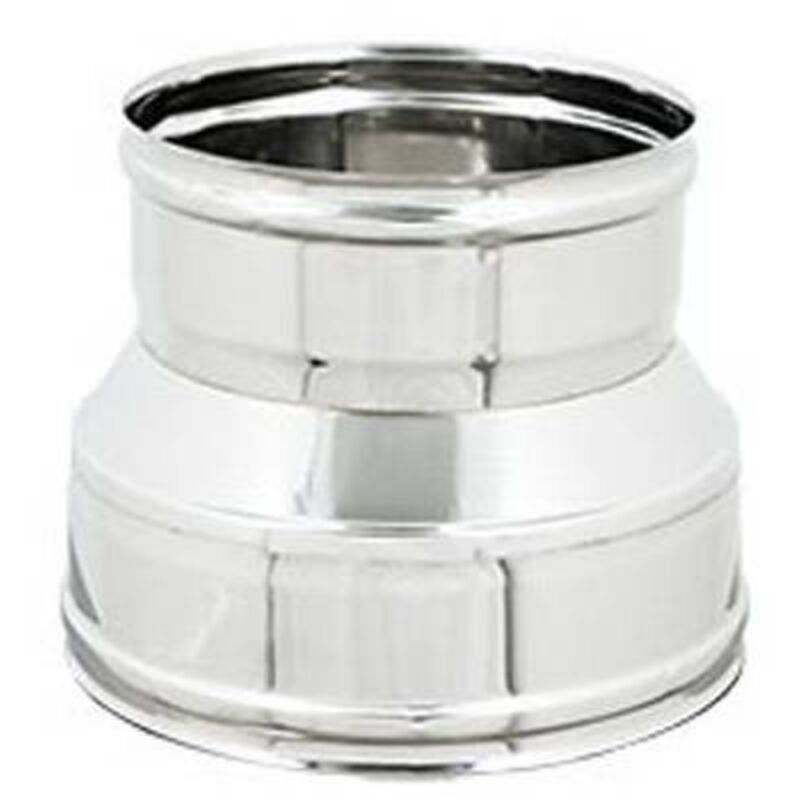 DK - Ff à manchon réduit pour conduits de fumée en acier inoxydable