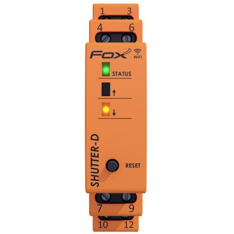 F&F  Contrôleur de Volet Roulant Wi-Fi wi-str1s4-d - 230V - Installation Facile - Smart Home