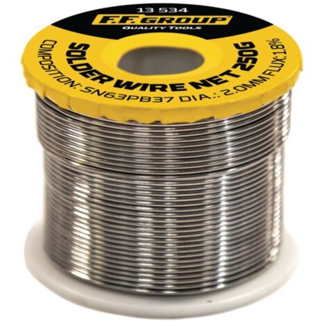 Ff group 2,0mm rocchetto da 250gr filo di stagno per saldare