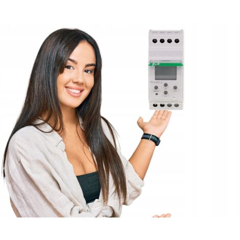 F&F  Programmateur électrique PCZ-521 - 2 modules - 24-264V AC/DC - Programmable et précis