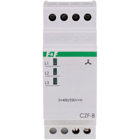 F&F Relais de protection CZF-B - 3 phases - Sécurise moteur électrique - Détection anomalies