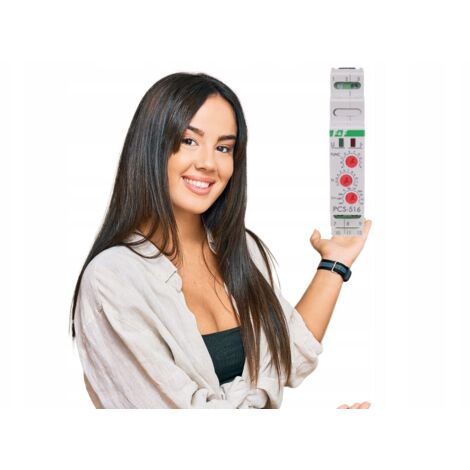 F&F Relais temporisé PCS-516UNI - 10 fonctions - 12-264V AC/DC - Automatisation pratique