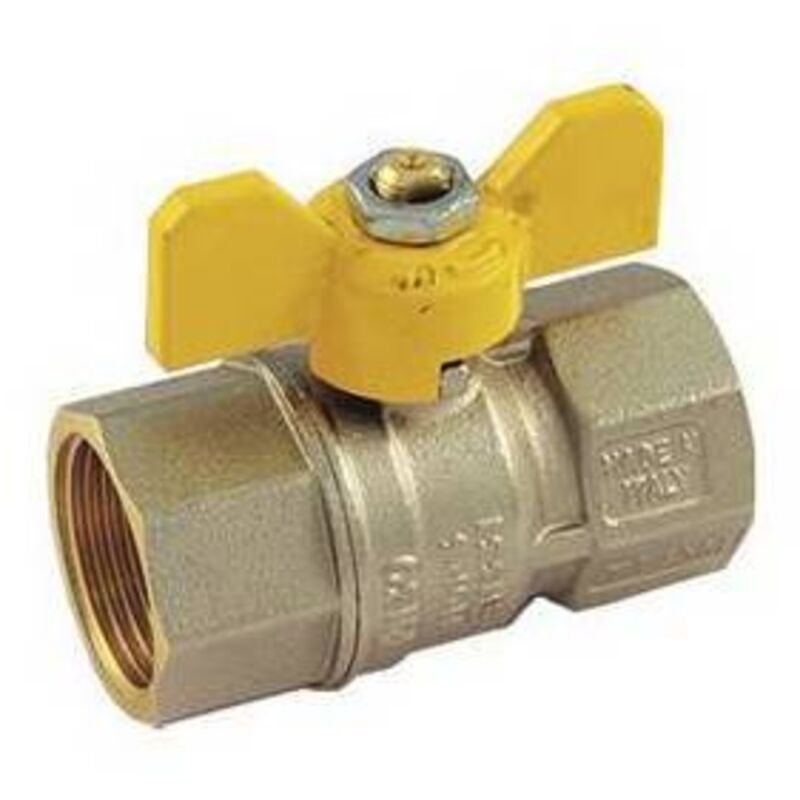 Ff robinet à boisseau sphérique avec levier d'accélérateur